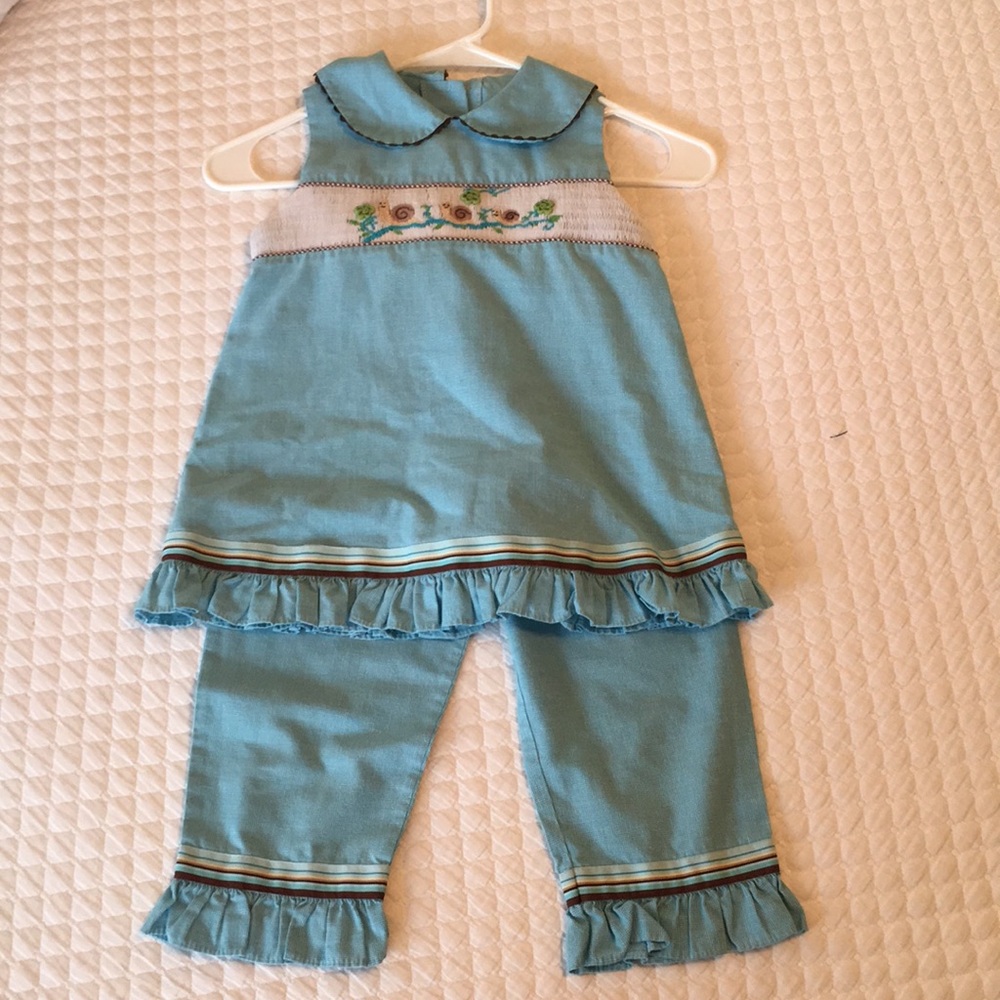 Smocked Popover Set from Amano